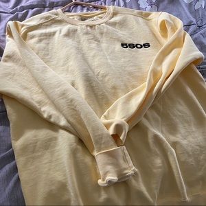yellow 5sos crewneck worn once